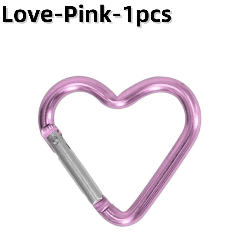 Funny shaped aluminium carabiners
