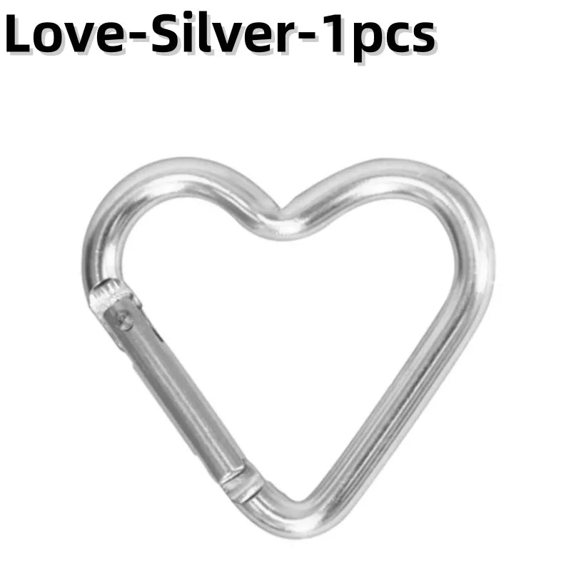 Funny shaped aluminium carabiners