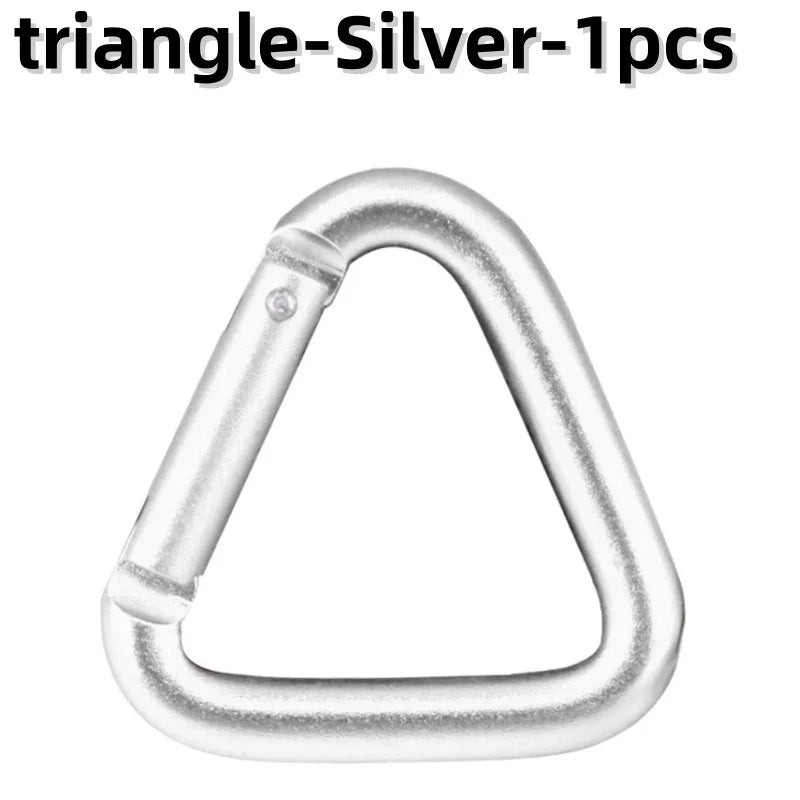 Funny shaped aluminium carabiners