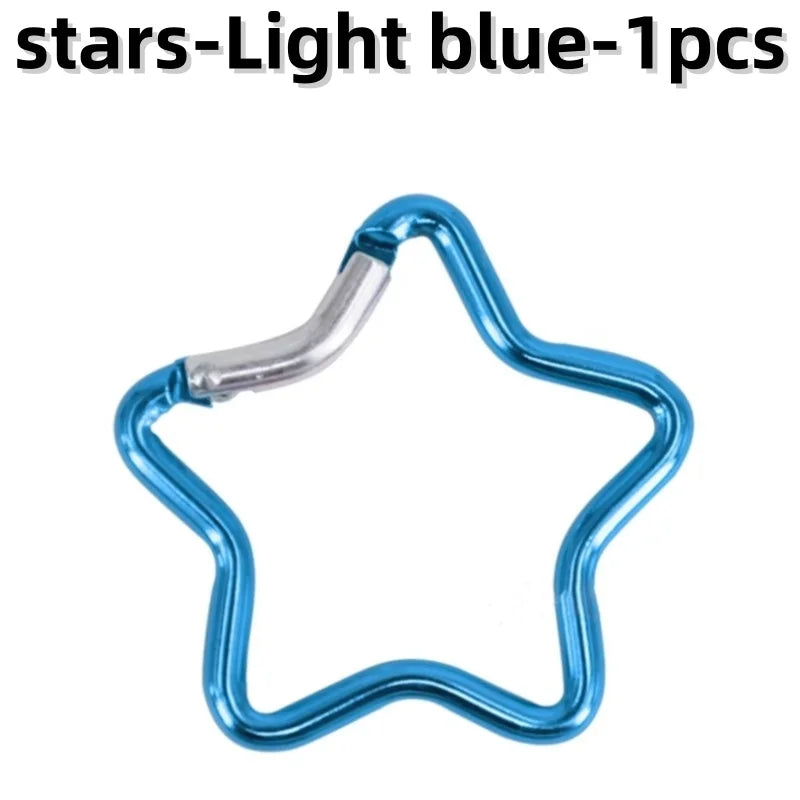 Funny shaped aluminium carabiners