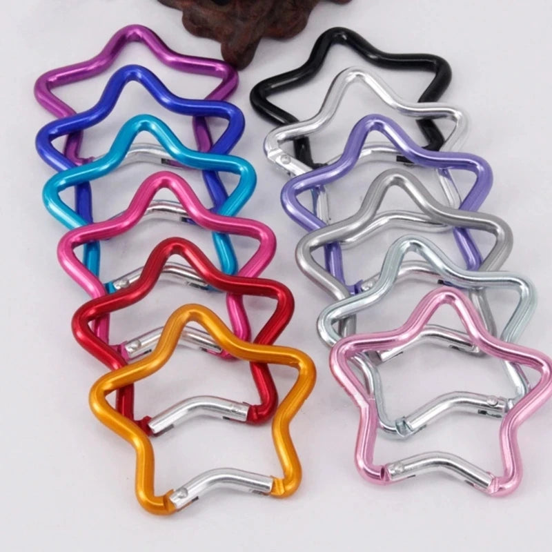 Funny shaped aluminium carabiners