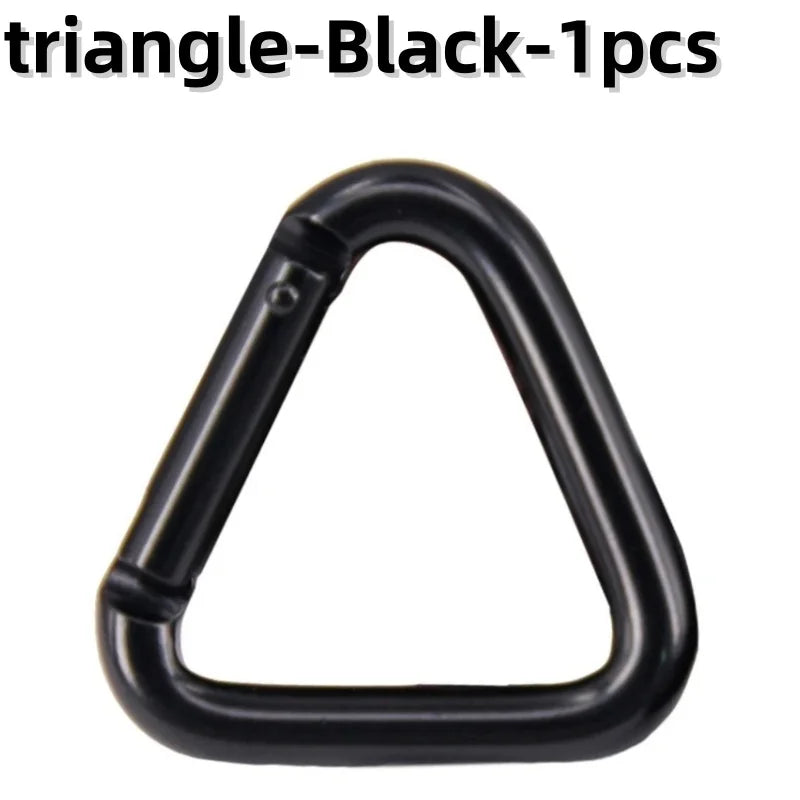 Funny shaped aluminium carabiners