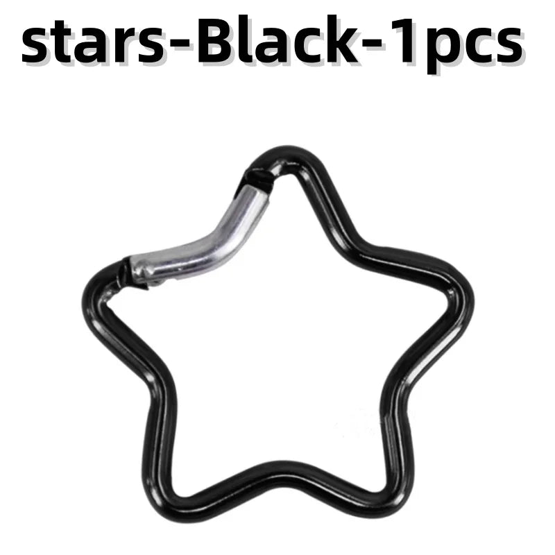 Funny shaped aluminium carabiners