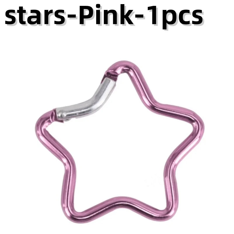 Funny shaped aluminium carabiners