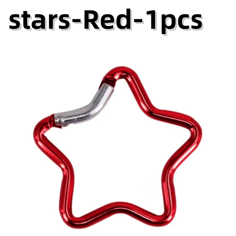 Funny shaped aluminium carabiners
