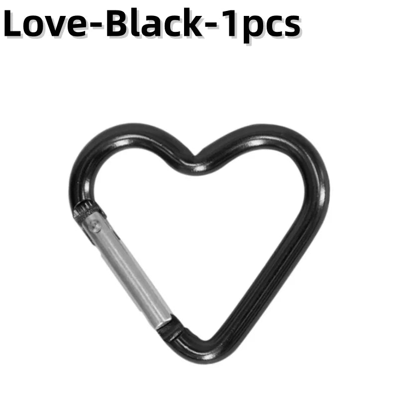 Funny shaped aluminium carabiners