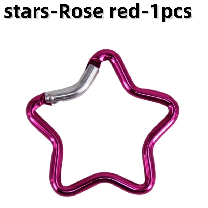 Funny shaped aluminium carabiners