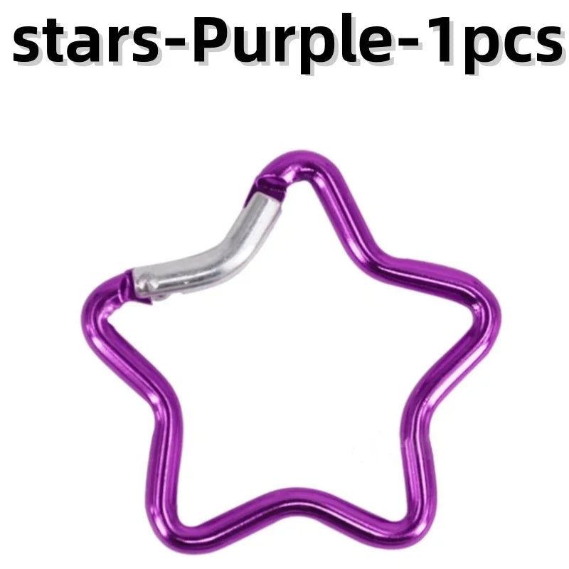 Funny shaped aluminium carabiners