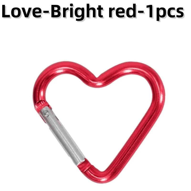 Funny shaped aluminium carabiners