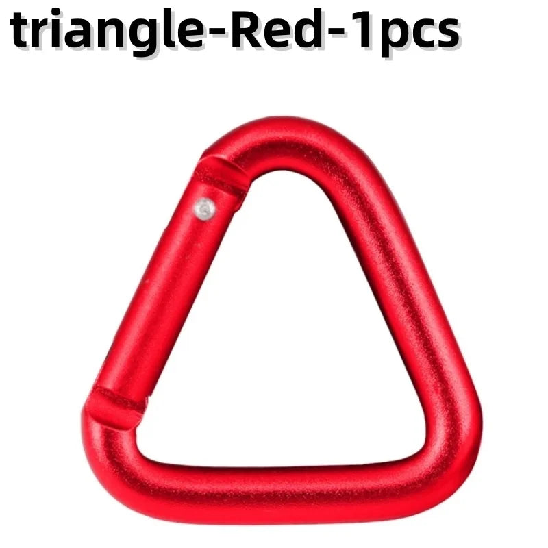Funny shaped aluminium carabiners