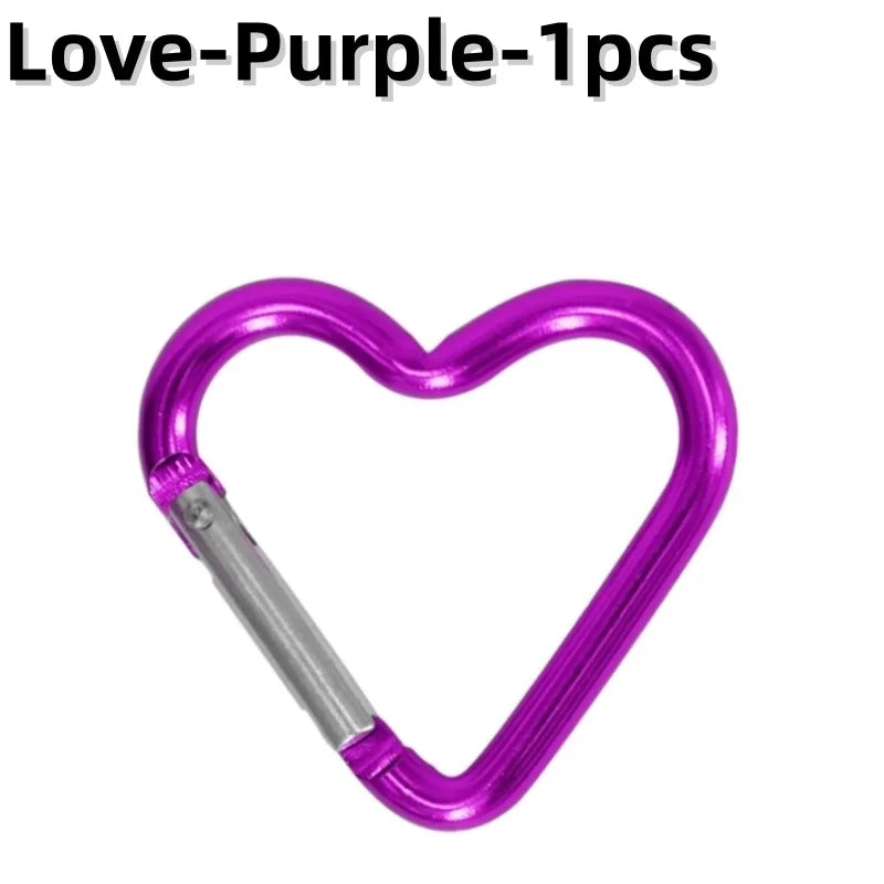 Funny shaped aluminium carabiners