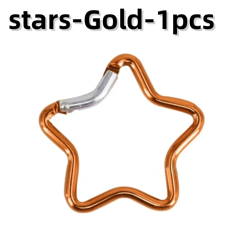 Funny shaped aluminium carabiners
