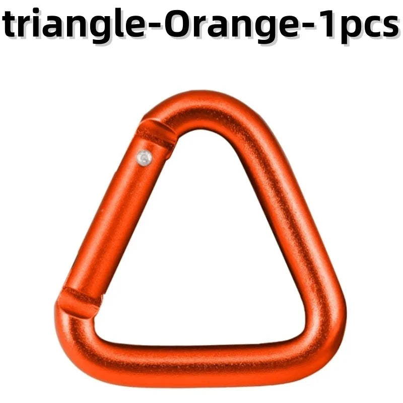 Funny shaped aluminium carabiners